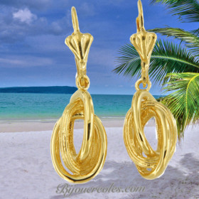 Boucles d'oreilles Plaqué Or Forcat GM