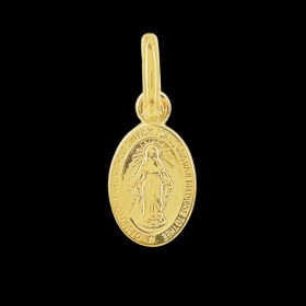 Médaille Vierge miraculeuse or