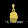 Médaille Vierge miraculeuse festoné or