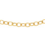 Collier maille Forçat Or 6 mm