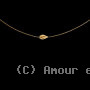 Collier Noeud sur chaîne Forçat