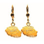 Boucle d'oreille Pendant carte des iles