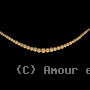 Collier Boules légères lisses en chute