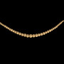Collier Boules légères lisses en chute
