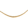 Collier Boules légères lisses en chute