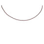 Collier Boules cristal Grenat
