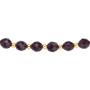 Collier Boules 4 mm cristal Grenat 8mm