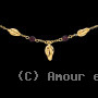 Collier 3 Noeuds Forçat Y cristaux Grenat