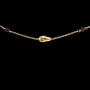 Collier 1 Noeuds Forçat cristaux Grenat