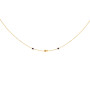 Collier 1 Noeuds Forçat cristaux Grenat