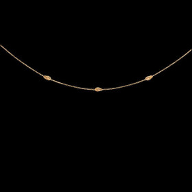 Collier 3 Noeuds piqué Forçat 4 mm