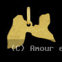 Pendentif carte de Guadeloupe or