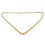Collier Boule en Chute Plaqué Or