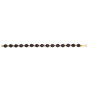 10Bracelet Boules 6 mm cristal Grenat 8 mm