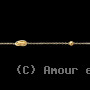Bracelet Noeud Forçat 2 boules or