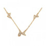 Collier Trois cartes de la Guadeloupe plaqué Or