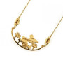 Collier Guadeloupe forçat Doré fantaisie
