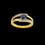 Bague Or pierre de centre