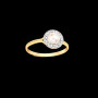 Bague Or perle de culture eau douce