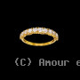 Bague solitaire demi alliance oxydes de zirconium