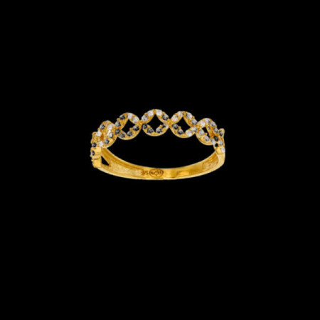 Bague forme losange ajouré