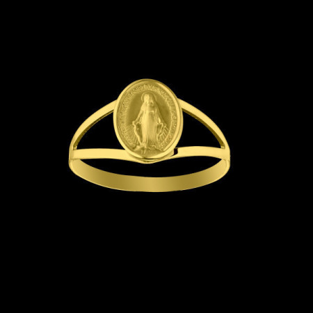 Bague Vierge Miraculeuse Or