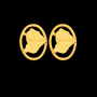 Boucles carte Guyane Antourage Or