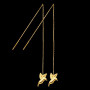 Boucles Pendante colibri Or