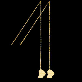 Boucles Pendante carte Guyane
