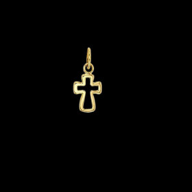 Pendentif petite croix ajourée en Or