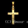 Croix ornée du Christ en Or