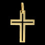 Pendentif croix ajourée en Or