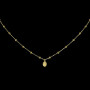 Collier chaîne Boules Vierge miraculeuse pampille