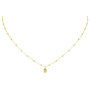 Collier chaîne Boules Vierge miraculeuse pampille