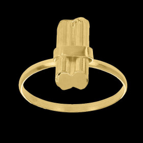 Bague créole Fagot Canne Or 18 Carats