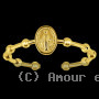 Bague ouverte Vierge miraculeuse Or jaune 18 Carats