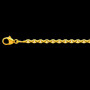 Chaîne maille Forçat ronde 1.10 mm 18 Carats