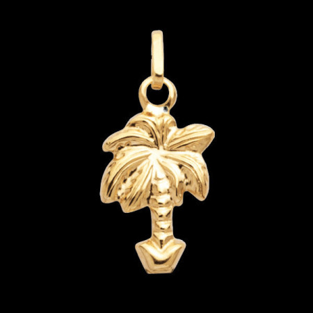 Pendentif Palmier Or 18 Carats
