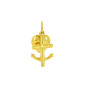 Pendentif 3 Vertus coeur /croix/ ancre Or 18 Carats