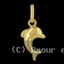 Pendentif Dauphin 10 x 7 mm Or 18 Carats