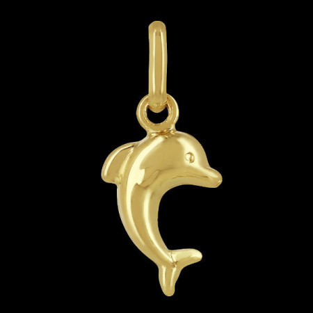 Pendentif Dauphin 10 x 7 mm Or 18 Carats