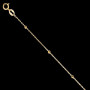 Chaîne de cheville petites Boules Or 18 Carats
