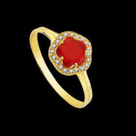 Bague Celia Verte 9 Carats