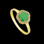 Bague Celia Verte 9 Carats