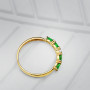 Bague Marquise Or Jaune 18 Carats