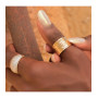 Bague créole Vague Or Jaune 9 Carats