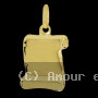 Pendentif Parchemin Or jaune 18 Carats