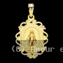 Pendentif Vierge miraculeuse CBF Or jaune 18 Carats