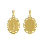 Pendentif Vierge miraculeuse CBF Or jaune 18 Carats