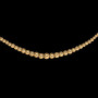 Collier Boules légères lisses en chute Or 18 Carat